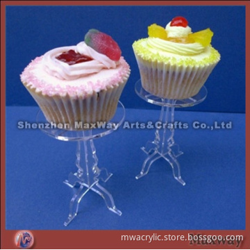 Crystal elegant acrylic cupcake display stand